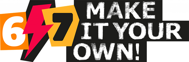 6-7, Make it your own!, Logo der 17. Brandenburger Jugendkulturtage 2026